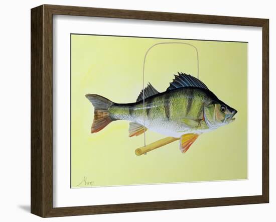 Perch on a Perch-Jeanne Maze-Framed Giclee Print