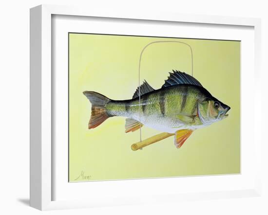 Perch on a Perch-Jeanne Maze-Framed Giclee Print