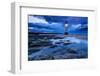 Perch Rock Lighthouse and the sands of New Brighton at twilight, New Brighton, The Wirral-Alan Novelli-Framed Photographic Print