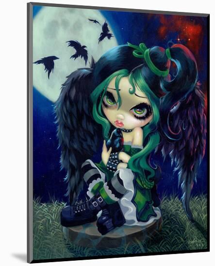 Perched and Sat and Nothing More-Jasmine Becket-Griffith-Mounted Art Print