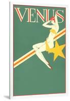 Perched Art Deco Venus-null-Framed Giclee Print