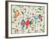 Perched Birds-Paul Brent-Framed Art Print