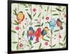 Perched Birds-Paul Brent-Framed Art Print