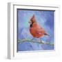 Perching Bird-Sarah Simpson-Framed Art Print