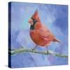 Perching Bird-Sarah Simpson-Stretched Canvas