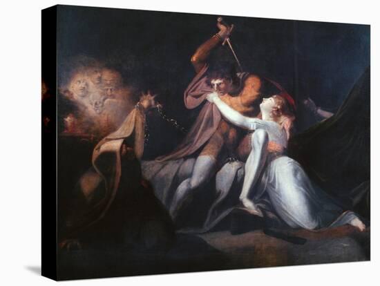 Percival Delivering Belisane..., Exhibited 1783-Henry Fuseli-Stretched Canvas