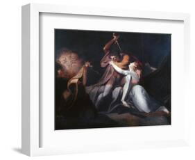 Percival Delivering Belisane..., Exhibited 1783-Henry Fuseli-Framed Giclee Print