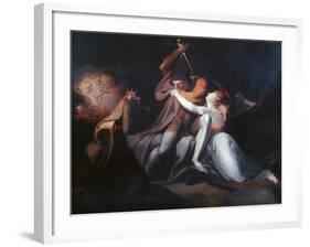 Percival Delivering Belisane..., Exhibited 1783-Henry Fuseli-Framed Giclee Print