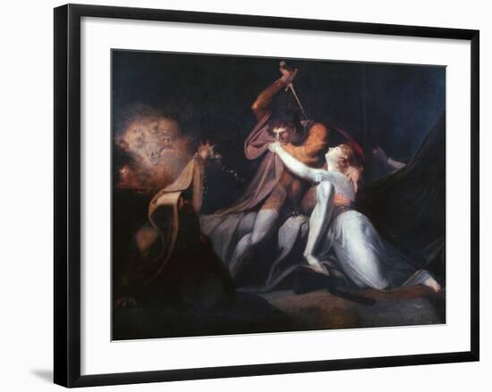 Percival Delivering Belisane..., Exhibited 1783-Henry Fuseli-Framed Giclee Print