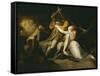 Percival Delivering Belisane from the Enchantment of Urma-Henry Fuseli-Framed Stretched Canvas