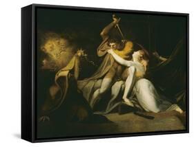 Percival Delivering Belisane from the Enchantment of Urma-Henry Fuseli-Framed Stretched Canvas