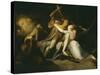 Percival Delivering Belisane from the Enchantment of Urma-Henry Fuseli-Stretched Canvas