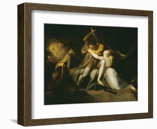 Percival Delivering Belisane from the Enchantment of Urma-Henry Fuseli-Framed Giclee Print