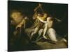 Percival Delivering Belisane from the Enchantment of Urma-Henry Fuseli-Stretched Canvas