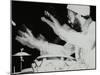 Percussionist Guilherme Franco Playing at the Newport Jazz Festival, Middlesbrough, 1978-Denis Williams-Mounted Photographic Print