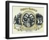 Percy and Harold Brand Cigar Box Label, The Coiners of Fun-Lantern Press-Framed Art Print