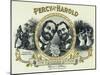 Percy and Harold Brand Cigar Box Label, The Coiners of Fun-Lantern Press-Mounted Art Print
