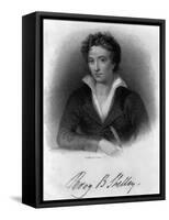 Percy B. Shelley-William Finden-Framed Stretched Canvas