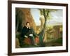 Percy Bysshe Shelley (1792-1822) 1845-Joseph Severn-Framed Giclee Print