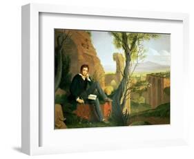 Percy Bysshe Shelley (1792-1822) 1845-Joseph Severn-Framed Giclee Print