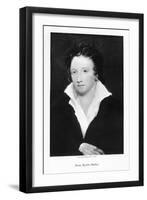 Percy Bysshe Shelley, English Romantic Poet, 19th Century-George Clint-Framed Giclee Print