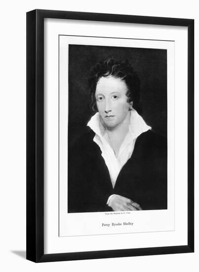 Percy Bysshe Shelley, English Romantic Poet, 19th Century-George Clint-Framed Giclee Print