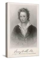 Percy Bysshe Shelley English Romantic Poet-Amelia Curran-Stretched Canvas