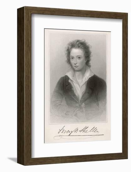 Percy Bysshe Shelley English Romantic Poet-Amelia Curran-Framed Photographic Print