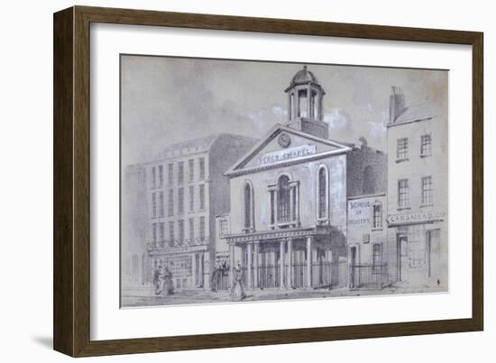 Percy Chapel, Charlotte Street, Fitzroy Square, London, 1857-null-Framed Giclee Print