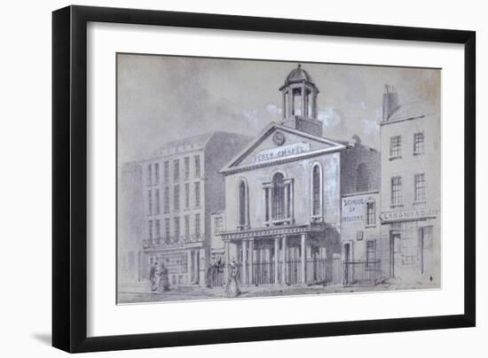 Percy Chapel, Charlotte Street, Fitzroy Square, London, 1857-null-Framed Giclee Print