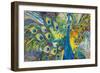 Percy Peacock I-Elizabeth St. Hilaire-Framed Art Print