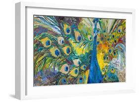 Percy Peacock I-Elizabeth St. Hilaire-Framed Art Print