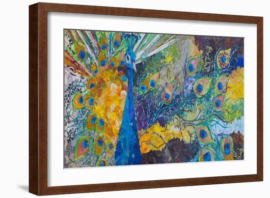 Percy Peacock II-Elizabeth St. Hilaire-Framed Art Print