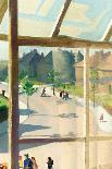 View from the Artist's Bedroom, C.1930-Percy Shakespeare-Framed Giclee Print