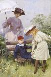 Leaving for School-Percy Tarrant-Giclee Print