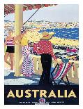 Australia - The Tallest Trees in the British Empire - Marysville, Victoria-Percy Trompf-Laminated Art Print