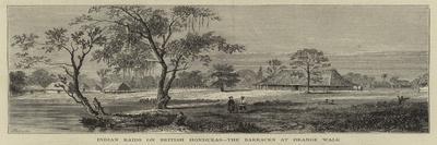 Indian Raids on British Honduras, the Barracks at Orange Walk-Percy William Justyne-Giclee Print