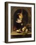 Perdrix rouge dans une niche-Nicolas de Largillière-Framed Giclee Print