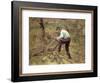 Pere Melon Sawing Wood, Pontoise, 1879-Camille Pissarro-Framed Giclee Print