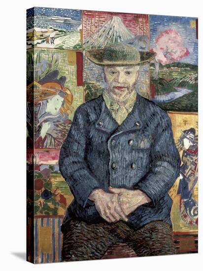Père Tanguy (Father Tanguy)-Vincent van Gogh-Stretched Canvas