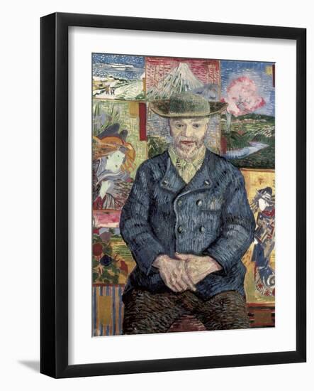 Père Tanguy (Father Tanguy)-Vincent van Gogh-Framed Art Print