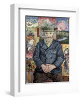 Père Tanguy (Father Tanguy)-Vincent van Gogh-Framed Art Print