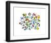 Peregrine Garden-Kiana Mosley-Framed Art Print