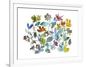 Peregrine Garden-Kiana Mosley-Framed Art Print