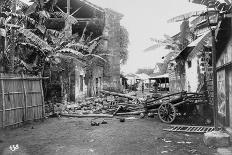 Ruined Village During Philippine Insurrection-Perely Fremont Rockett-Framed Photographic Print