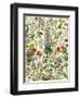 Perennial Garden Flowers, Aster, Daisy, Bleeding Heart, Geranium, Primrose, Phlox-null-Framed Premium Giclee Print