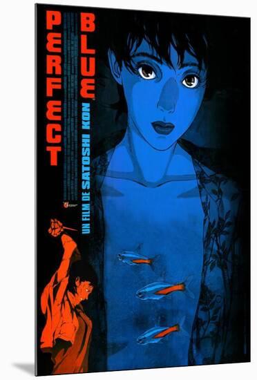 Perfect Blue - French Style-null-Mounted Poster