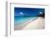 Perfect Caribbean Beach, Saint John, USVI-George Oze-Framed Photographic Print