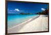 Perfect Caribbean Beach, Saint John, USVI-George Oze-Framed Photographic Print