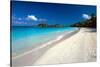 Perfect Caribbean Beach, Saint John, USVI-George Oze-Stretched Canvas